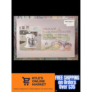 Upgrade Bamboo Mixer Slider for KitchenAid Tilt-Head Stand Mixer